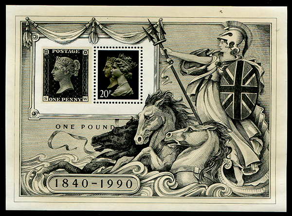 MH193f Postage Stamp Centennial Souvenir Sheet