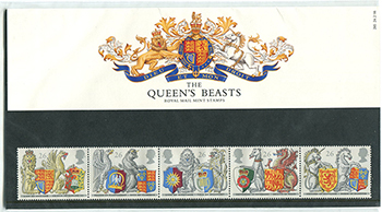 Great Britain #1800a The Queen&#39;s Beasts