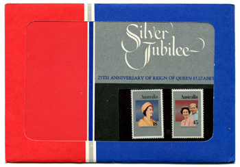 Great Britain #659-60 Silver Jubilee Portfolio