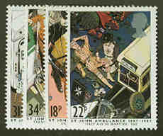 Great Britain #1180-83 St John Ambulance