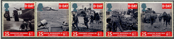 Great Britain #1566a D-Day