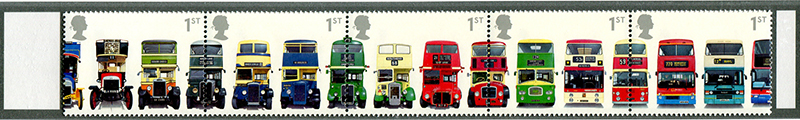 Great Britain #1976a Classic Buses