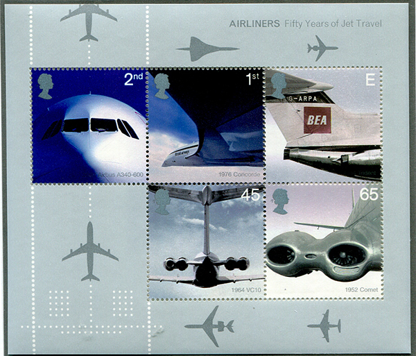 Great Britain #2052a Jet Aircraft