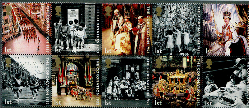 Great Britain #2136a Coronation of QEII