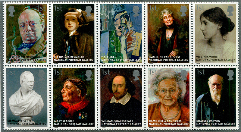 Great Britain #2393a Block of 10