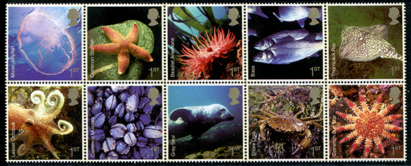 Great Britain #2437a Block of 10