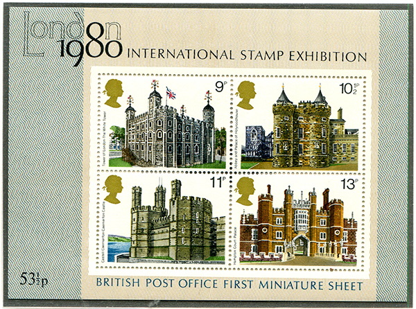 Great Britain #834a Souvenir Sheet