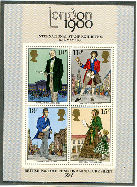 Great Britain #874a Souvenir Sheet