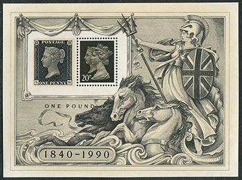 Great Britain #MH193f Small Pane