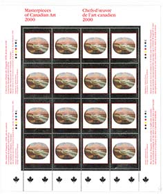 Canada #1863 Canada Art Masterpeices 2000 pane