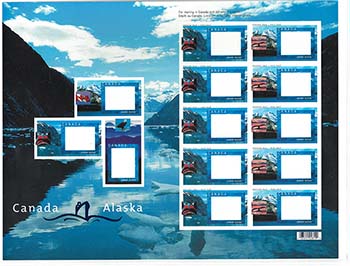 Canada #1991C-D 2003 Canada-Alaska Cruise Special Issue