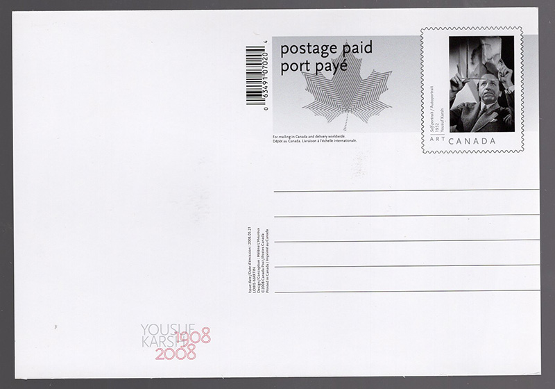 Canada Postal Card 2007