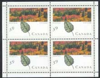 Canada #1286b Block of 4
