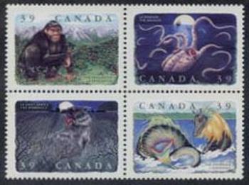 Canada #1292a Block of 4