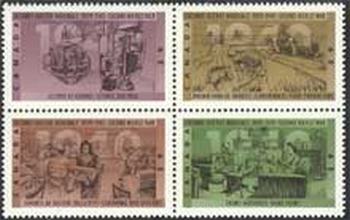 Canada #1301a Block of 4