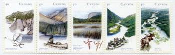 Canada #1325a Strip of 5