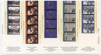 Canada #1615 Motion Pictures Centennial