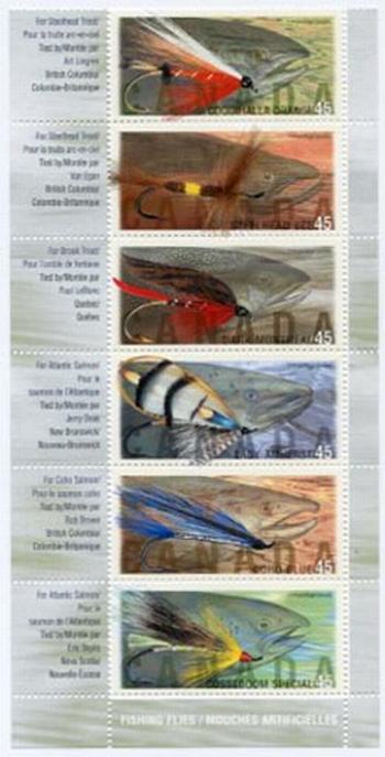 Canada #1720a Strip of 6