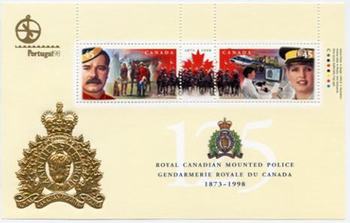 Canada #1737d RCMP with Portugal '98 emblem
