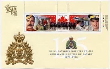 Canada #1737e RCMP with Italia '98 emblem