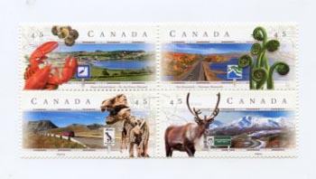 Canada #1742a Block of 4