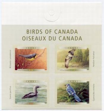 Canada #1843-46  Birds of Canada, Block of 4