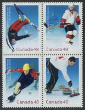 Canada #1939a Block of 4