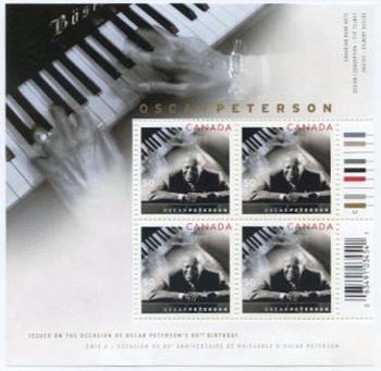 Canada #2118a Oscar Peterson
