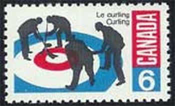Canada #490 Curling Curling MNH