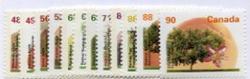 Canada #1363-74 Fruit Trees MNH