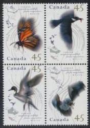 Canada #1566a Butterflies MNH