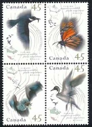 Canada #1567a Butterflies MNH