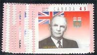 Canada #1709a-j Political Leaders MNH