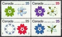 Canada #511b EXPO 70 Block (Tagged) MNH