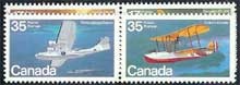 Canada #844a, 846a Aircraft MNH