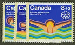 Canada #B4-6 Olympics MNH