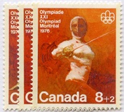Canada #B7-9 Olympics MNH