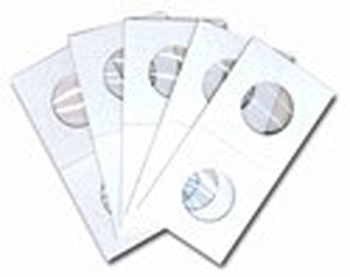 Safe-T White 1.5x1.5 Coin Mounts 100 - SBA SAC