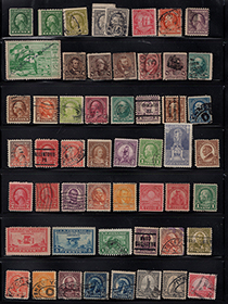 U.S. Classics Lot on 2 Stock Pages