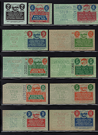 Ohio Sales Tax Stamps Lot