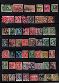 U.S. Classics on Stock Sheet Collection Lot