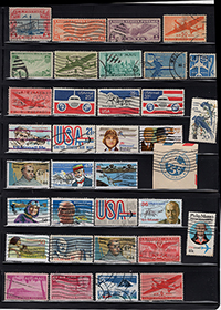 U.S. Airmail Lot on Stock Page