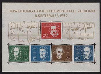Germany 804 Souvenir Sheet