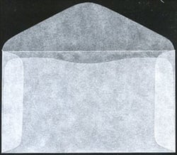 50 Small Glassine Envelopes - 2.75 x 3.75 - Holds a Business Card