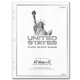 H.E. Harris Plate Block Pages-Part B (1964-1989) Pages Only