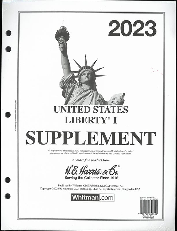 H.E. Harris 2023 Liberty U.S. Album Supplement