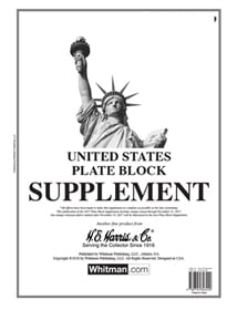 H.E. Harris 2022 Plate Block Supplement