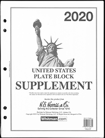 H.E. Harris 2020 Plate Block Supplement