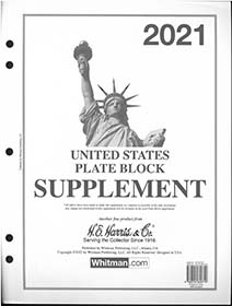 H.E. Harris 2021 Plate Block Supplement