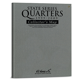 Whitman Statehood Quarter Map